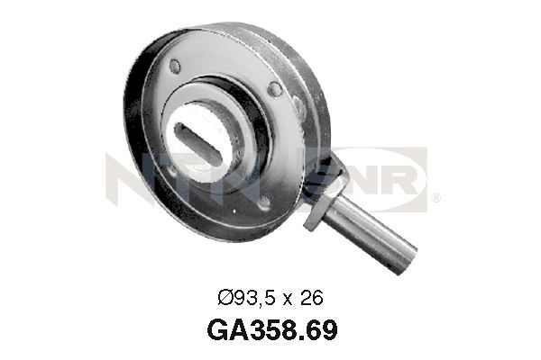 Rolka napinacza, pasek klinowy wielorowkowy SNR GA358.69