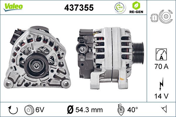 Alternator VALEO 437355