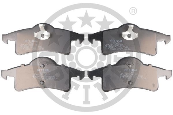 Zestaw klocków hamulcowych, hamulce tarczowe OPTIMAL BP-12566