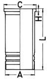 Tuleja cylindrowa KOLBENSCHMIDT 89862110