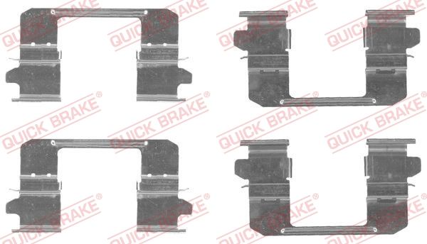 Zestaw akcesoriów, klocki hamulcowe QUICK BRAKE 109-1834
