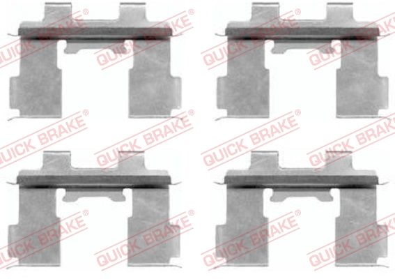 Zestaw akcesoriów, klocki hamulcowe QUICK BRAKE 109-1630