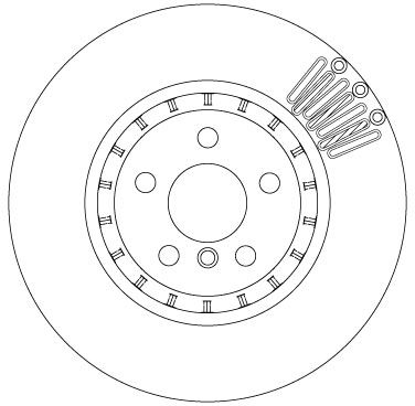 Tarcza hamulcowa TRW df6892s