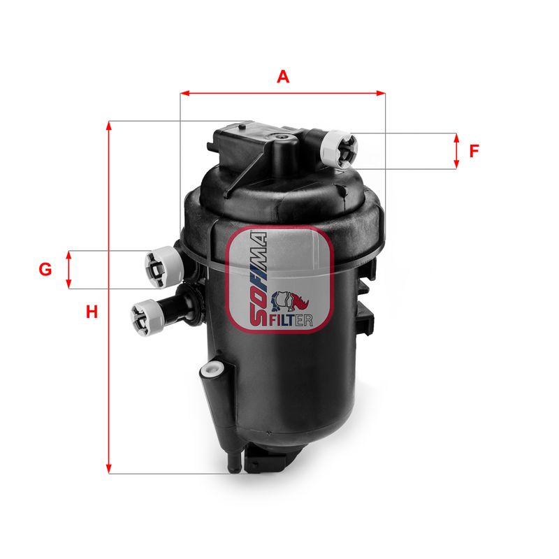 Filtr paliwa SOFIMA S 5084 GC
