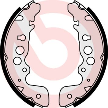 Zestaw szczęk hamulcowych BREMBO S 79 521