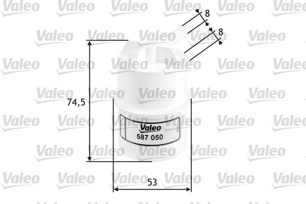 Filtr paliwa VALEO 587050