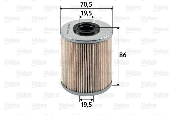 Filtr paliwa VALEO 587917