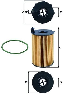 Filtr oleju KNECHT OX 420D