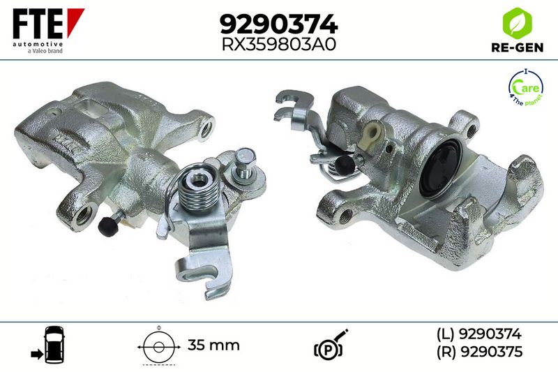 Zacisk hamulca FTE 9290374