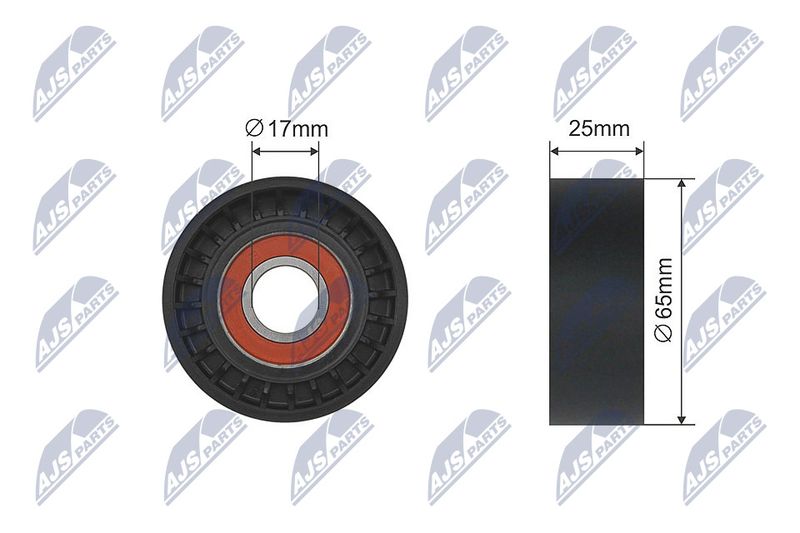 Rolka napinacza, pasek klinowy wielorowkowy NTY RNK-PL-023