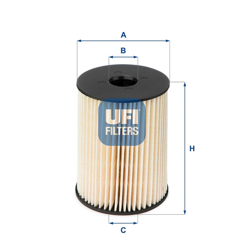 Filtr paliwa UFI 26.054.00