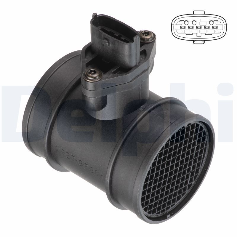 Przepływomierz masowy powietrza DELPHI AF10710-12B1