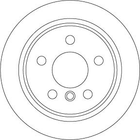 Tarcza hamulcowa TRW DF6795