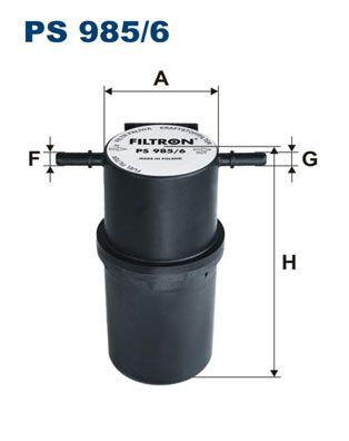 Filtr paliwa FILTRON ps 985/6