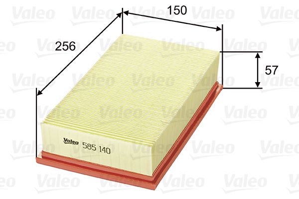 Filtr powietrza VALEO 585140