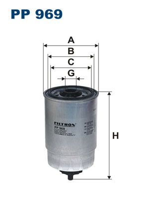 Filtr paliwa FILTRON pp 969