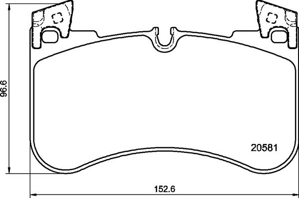 Zestaw klocków hamulcowych, hamulce tarczowe BREMBO P 44 029