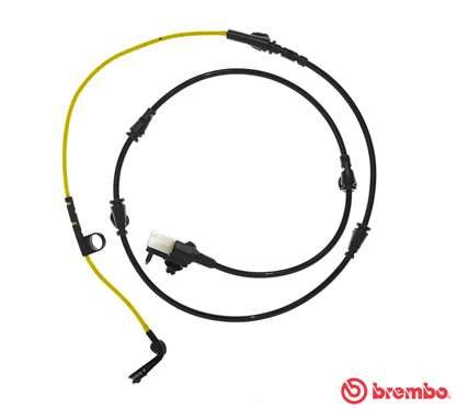Styk ostrzegawczy, zużycie okładzin hamulcowych BREMBO A 00 498