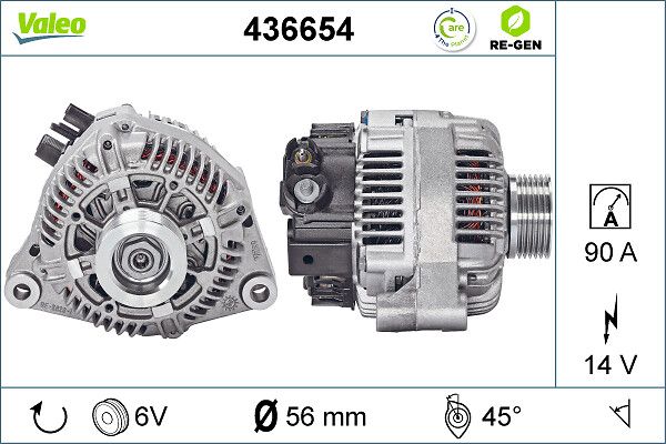 Alternator VALEO 436654