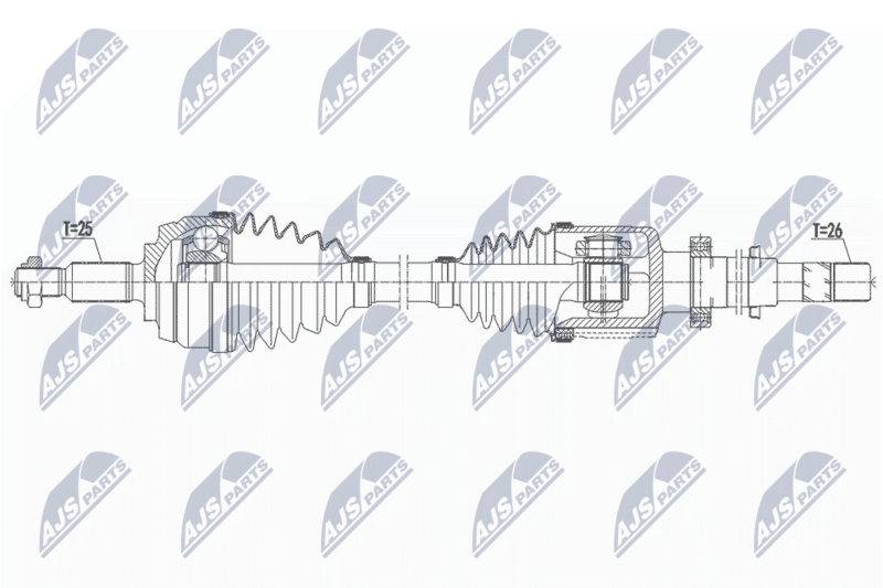 Wał napędowy NTY NPW-RE-159