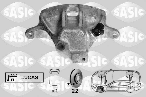 Zacisk hamulca SASIC 6506018
