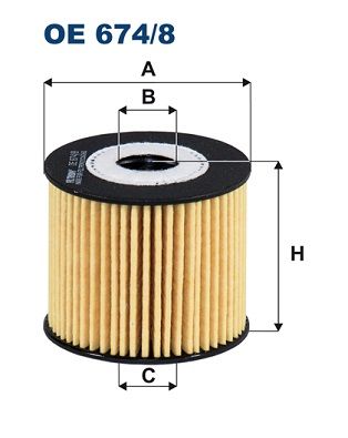 Filtr oleju FILTRON oe 674/8