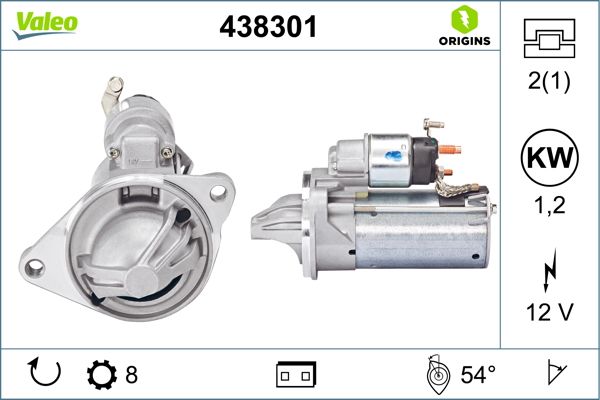 Rozrusznik VALEO 438301