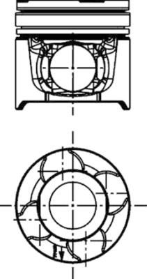 Tłok KOLBENSCHMIDT 40217612