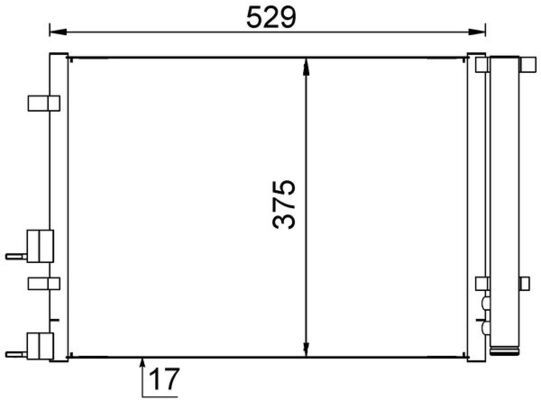 Skraplacz, klimatyzacja MAHLE AC706000S