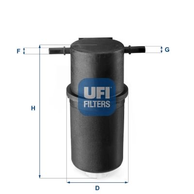 Filtr paliwa UFI 24.144.00