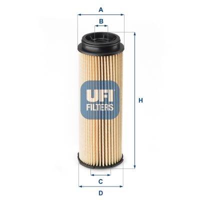 Filtr oleju UFI 25.252.00