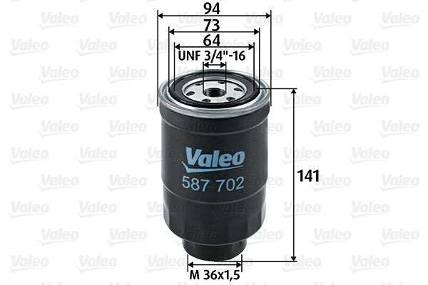 Filtr paliwa VALEO 587702