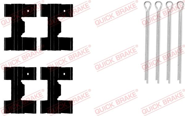 Zestaw akcesoriów, klocki hamulcowe QUICK BRAKE 109-0951